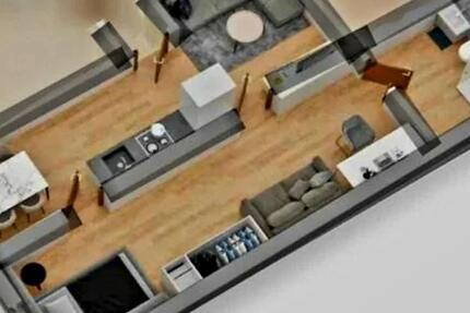 Barrierefreie 2-Zi-Wohnung, saniert, Fußbodenheizung & Solar 2 zimmer