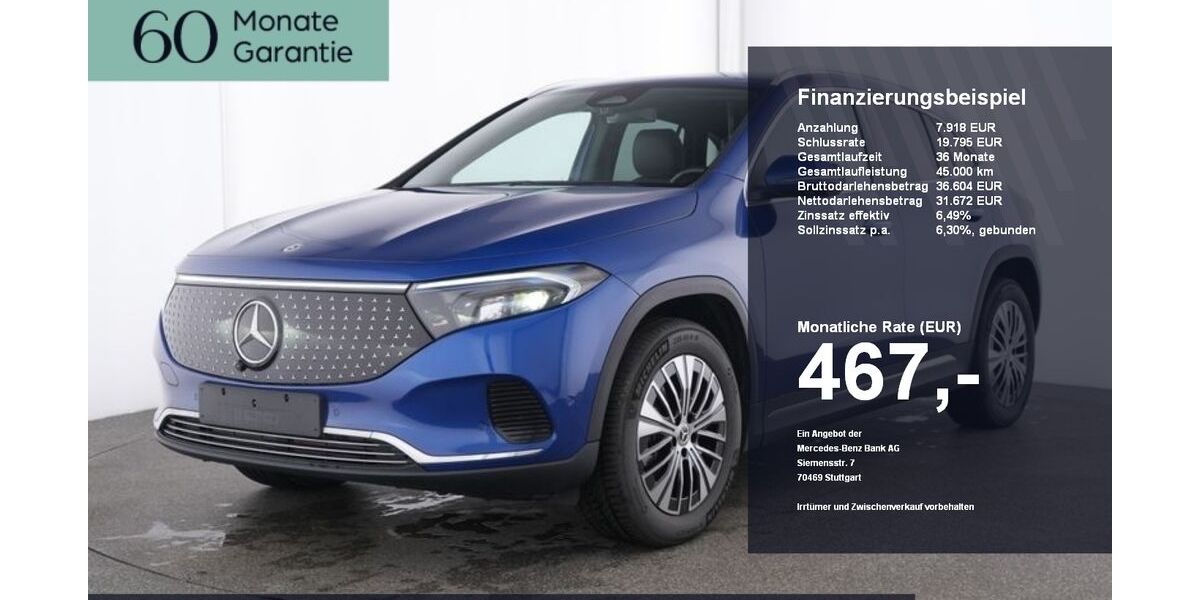 Mercedes-Benz EQA 19.798 km 39.590 &euro; Ebersberg 85560