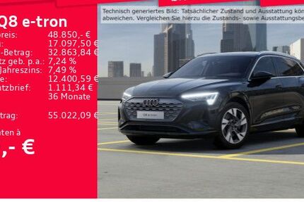 Audi Q8 e-tron 57.304 km 48.850 € Frankfurt am Main 60326