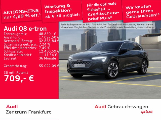 Audi Q8 e-tron 57.304 km 48.850 € Frankfurt am Main 60326