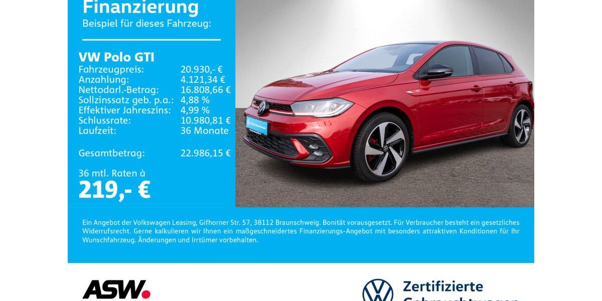 VW Polo 70.400 km 20.930 &euro; Bad Rappenau 74906
