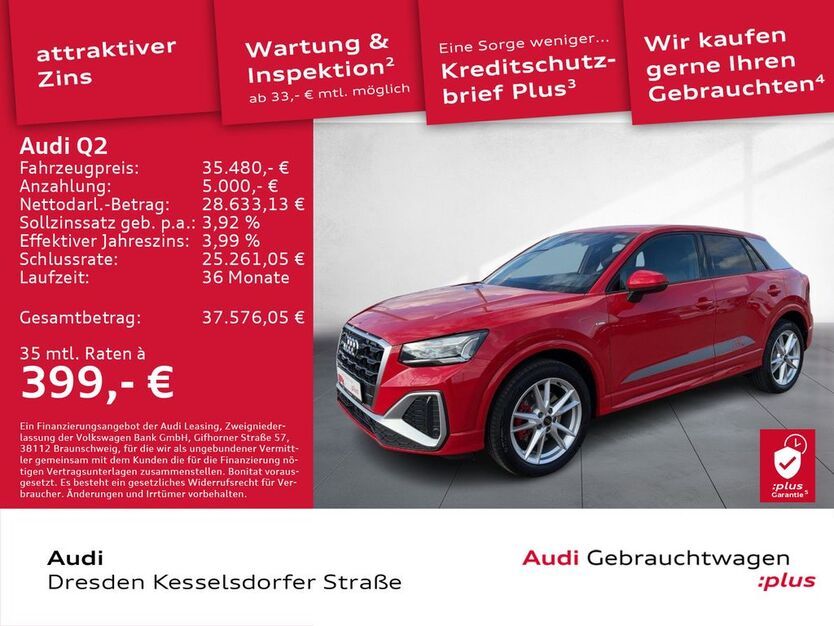 Audi Q2 9.264 km 34.980 € Dresden 01169