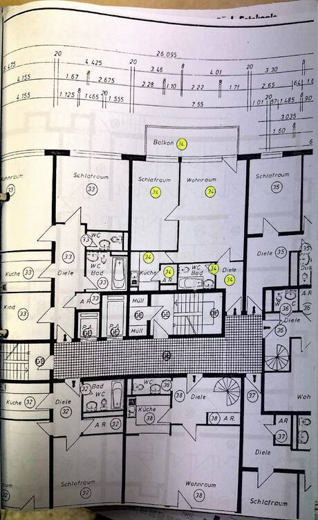 Schöne 2,5 Zimmer Wohnung in Wesel-Zentrum, inkl. Tiefgaragenstellplatz.