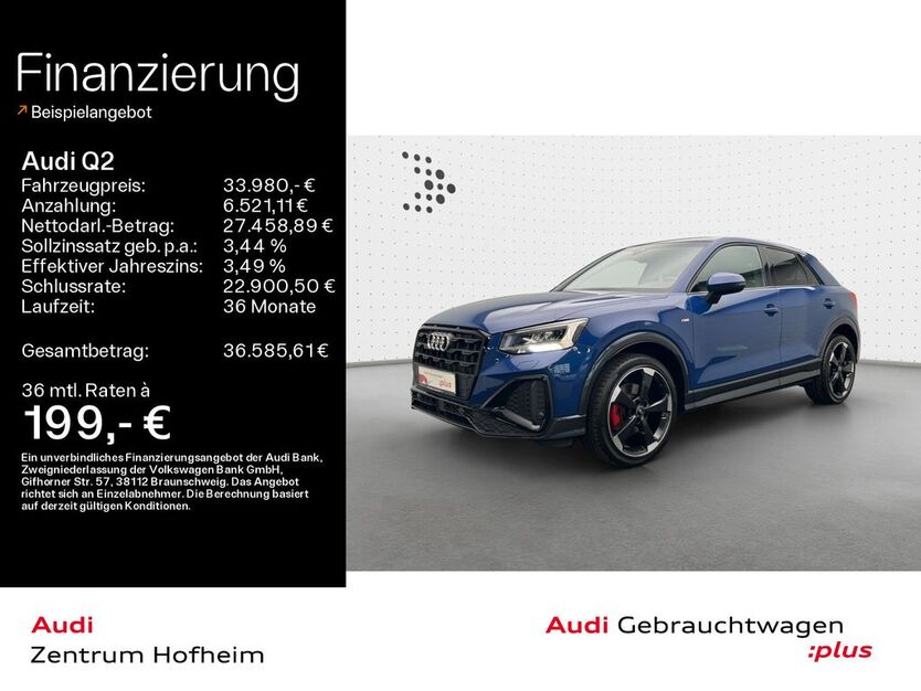 Audi Q2 5.743 km 33.980 € Hofheim 65719