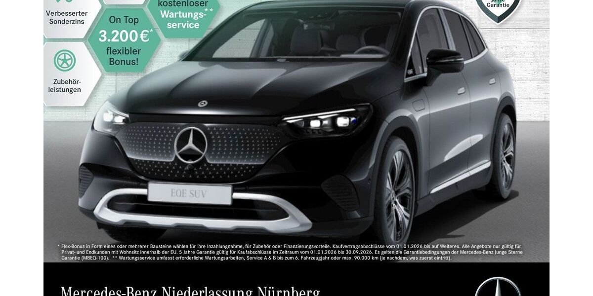 Mercedes-Benz EQE SUV 16.204 km 64.990 &euro; Erlangen 91056