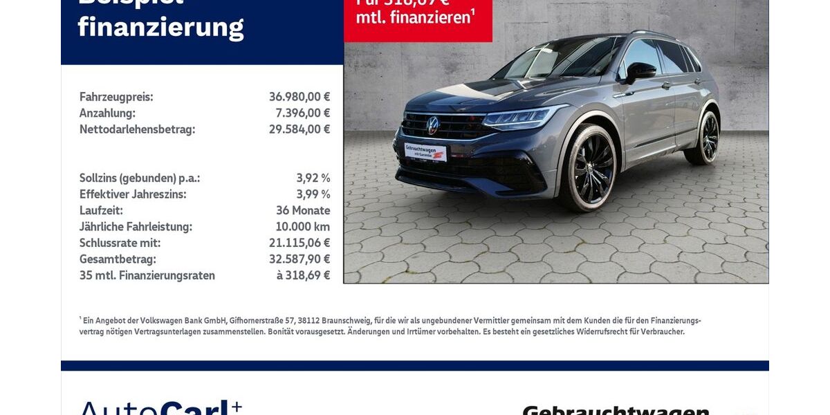 VW Tiguan 31.800 km 35.980 &euro; Plauen 08527