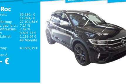 VW T-Roc 6.682 km 36.981 € Neu-Isenburg 63263