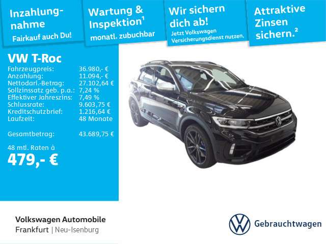 VW T-Roc 6.682 km 36.981 € Neu-Isenburg 63263