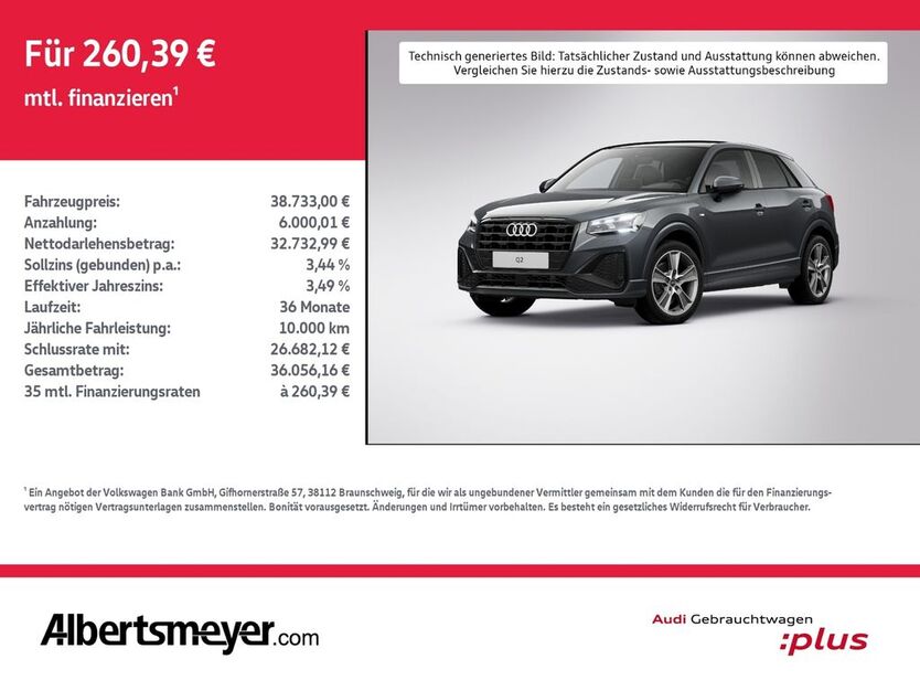 Audi Q2 9.337 km 38.733 € Nordhausen 99734