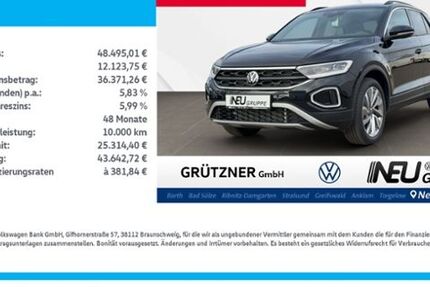 VW T-Roc 1.500 km 42.490 &euro; Neubrandenburg 17033