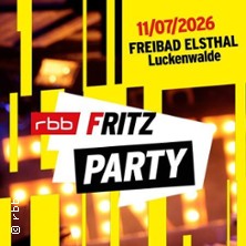 Fritz-Pool-Party - Die FritzDJs unterwegs 11.07.2026 Freibad Elsthal