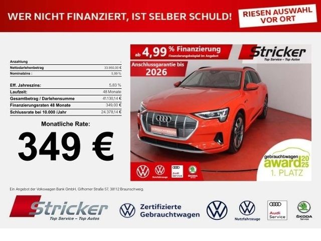 Audi e-tron 52.621 km 33.449 € Detmold 32760