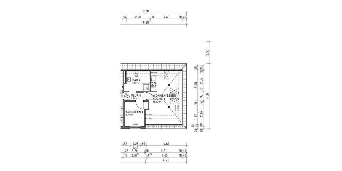 Dachgeschoßwohnung Glückstadt - 2 Zimmer, 33 m&sup2;, 430&euro; | Angebot:26234813