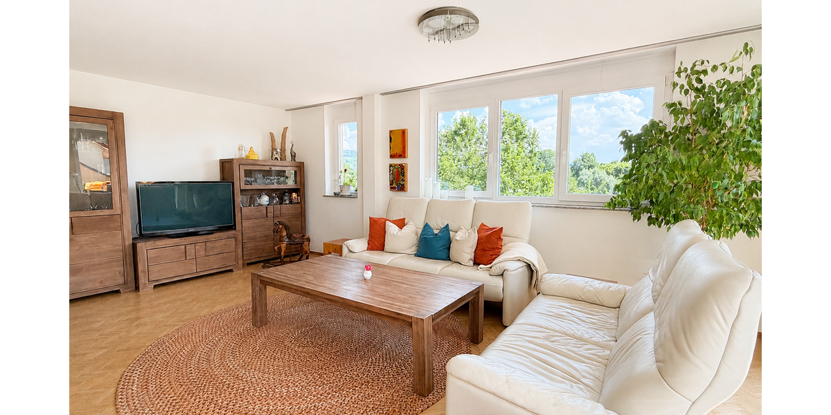 Penthouse-Feeling: 4 Zimmer Maisonette-Wohnung mit großer Dachterrasse! - 4- Heppenheim | Angebot:26934719