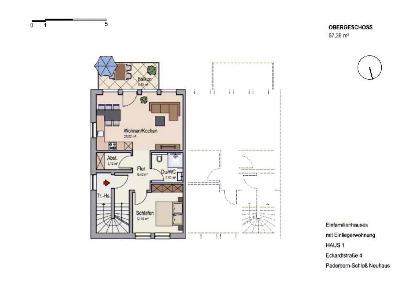 Reihenendhaus Paderborn Schloß Neuhaus - 6 Zimmer, 159 m&sup2;, 739.900&euro; | Angebot:26360196