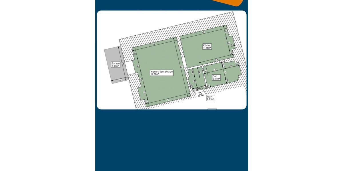 Erdgeschoßwohnung Pulsnitz - 1.5 Zimmer, 40 m&sup2;, 495&euro; | Angebot:26178200