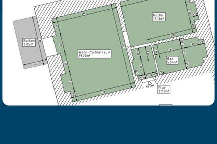 Wohnung Pulsnitz - 1.5 Zimmer, 40 m&sup2;, 495&euro; | Angebot:26178200