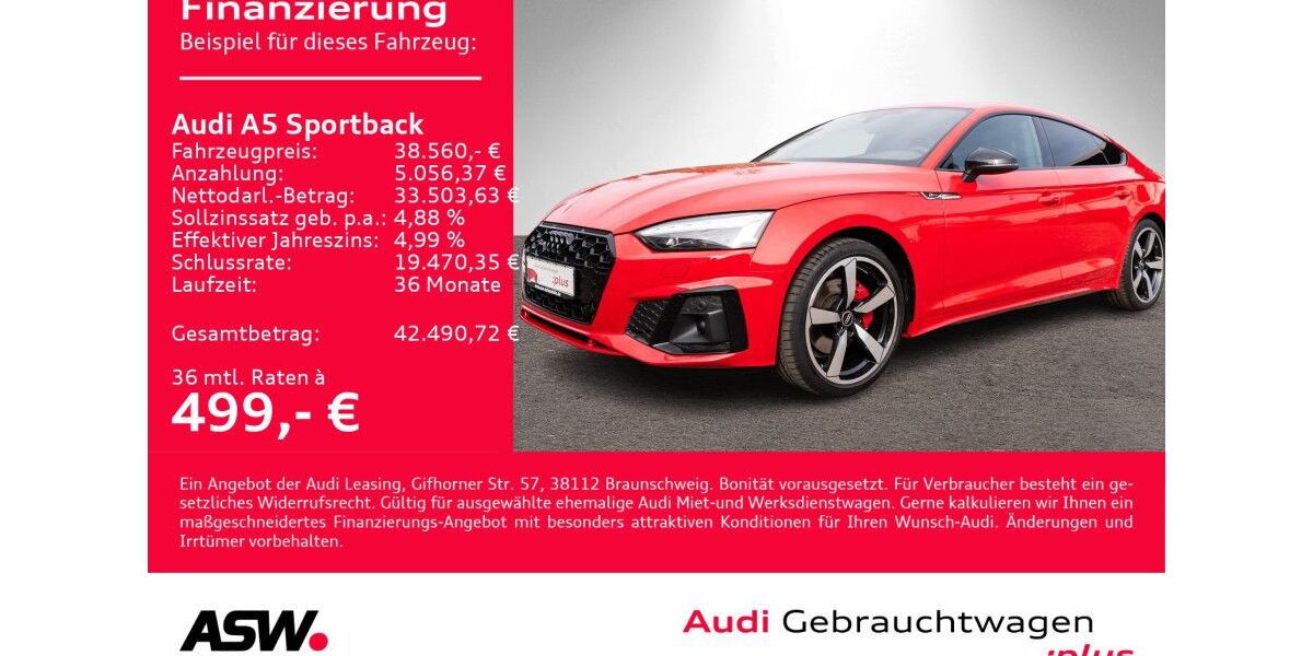 Audi A5 24.500 km 33.990 &euro; Heilbronn 74074