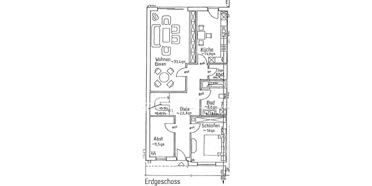 Reihenhaus Lingen (Ems) Damaschke - 4 Zimmer, 206 m&sup2;, 315.000&euro; | Angebot:24466840