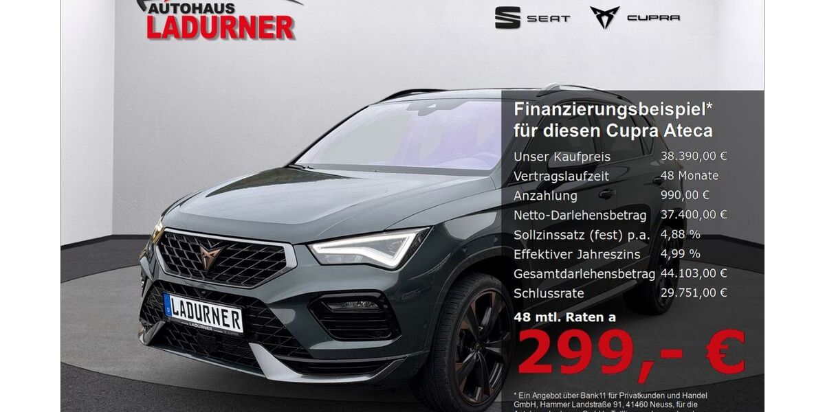 Cupra Ateca 7.900 km 38.390 &euro; Tuttlingen 78532