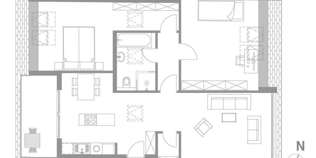 Etagenwohnung Berlin Pankow - 3 Zimmer, 85 m&sup2;, 700.000&euro; | Angebot:26015378