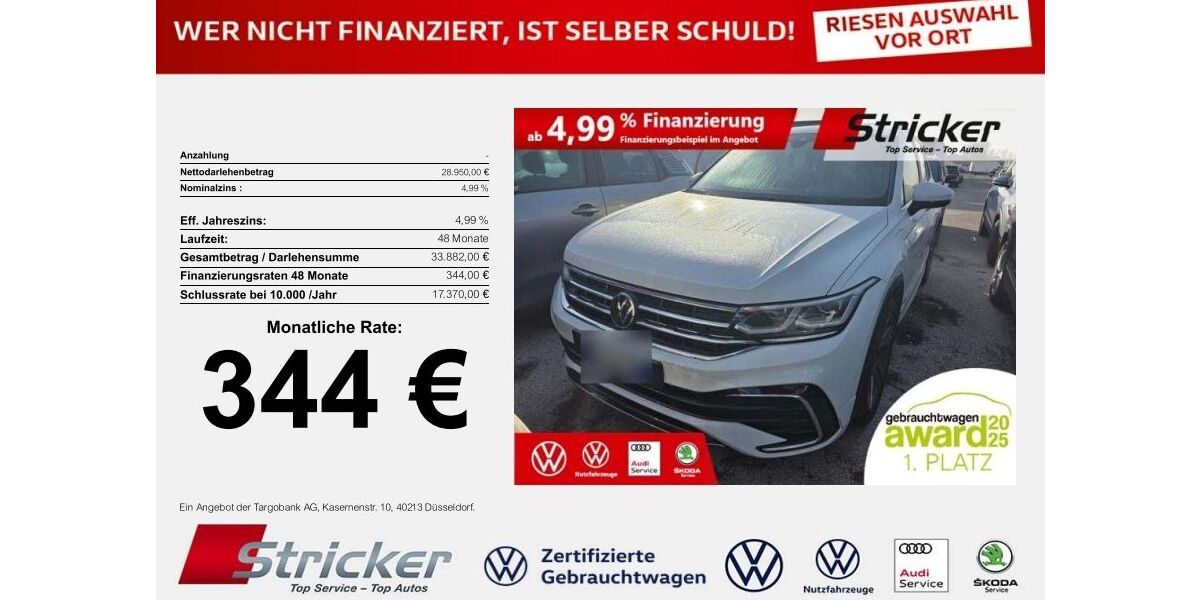 VW Tiguan 54.556 km 28.949 &euro; Horn-Bad Meinberg 32805
