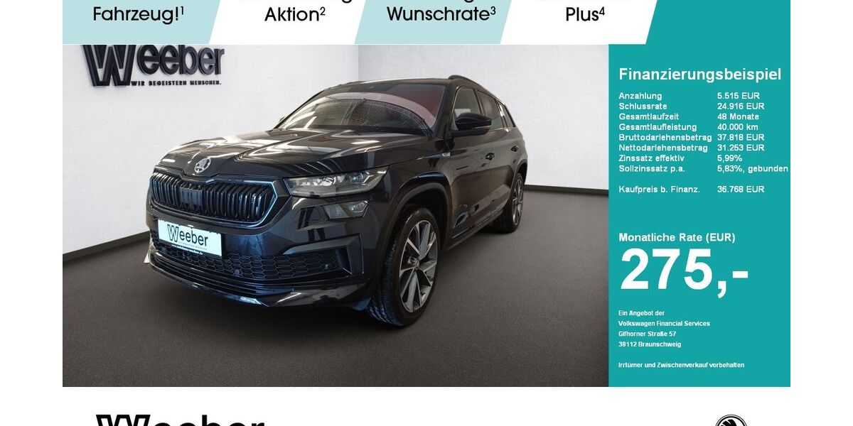 Skoda Kodiaq 54.395 km 36.618 &euro; Leonberg 71229
