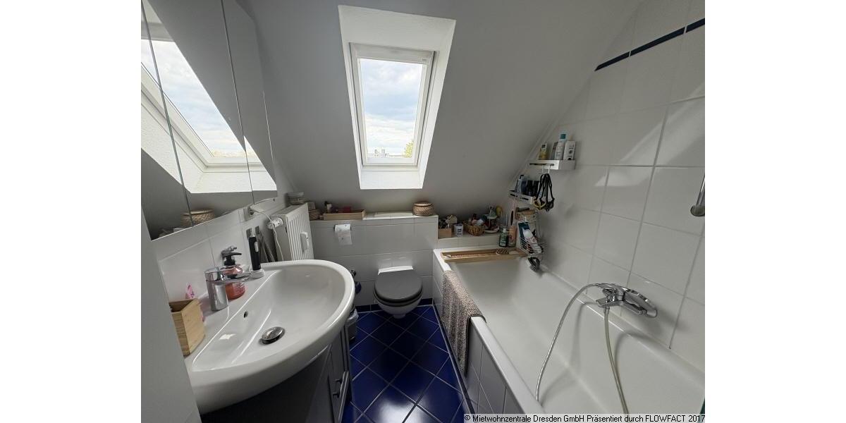 Dachgeschoßwohnung Dresden Pieschen - 2.5 Zimmer, 62 m&sup2;, 511&euro; | Angebot:26299317