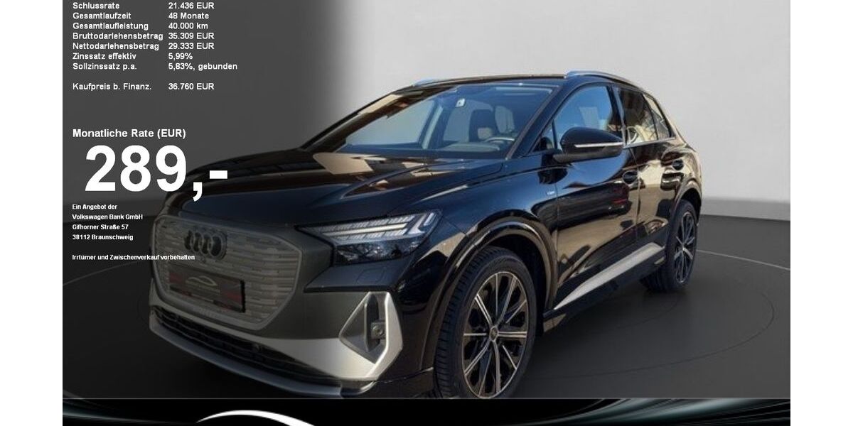 Audi Q4 e-tron 63.646 km 36.120 &euro; Sigmaringen 72488