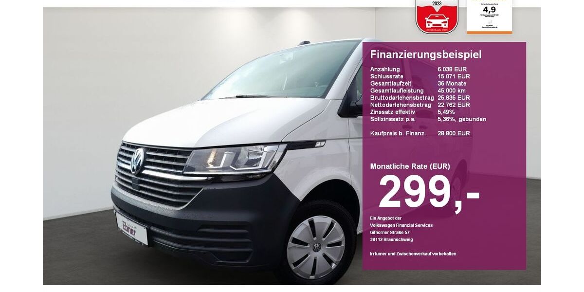 VW T6 Kombi 49.500 km 28.800 &euro; Albbruck 79774