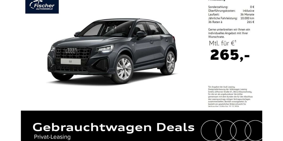 Audi Q2 34.746 km 29.940 &euro; Neumarkt 92318