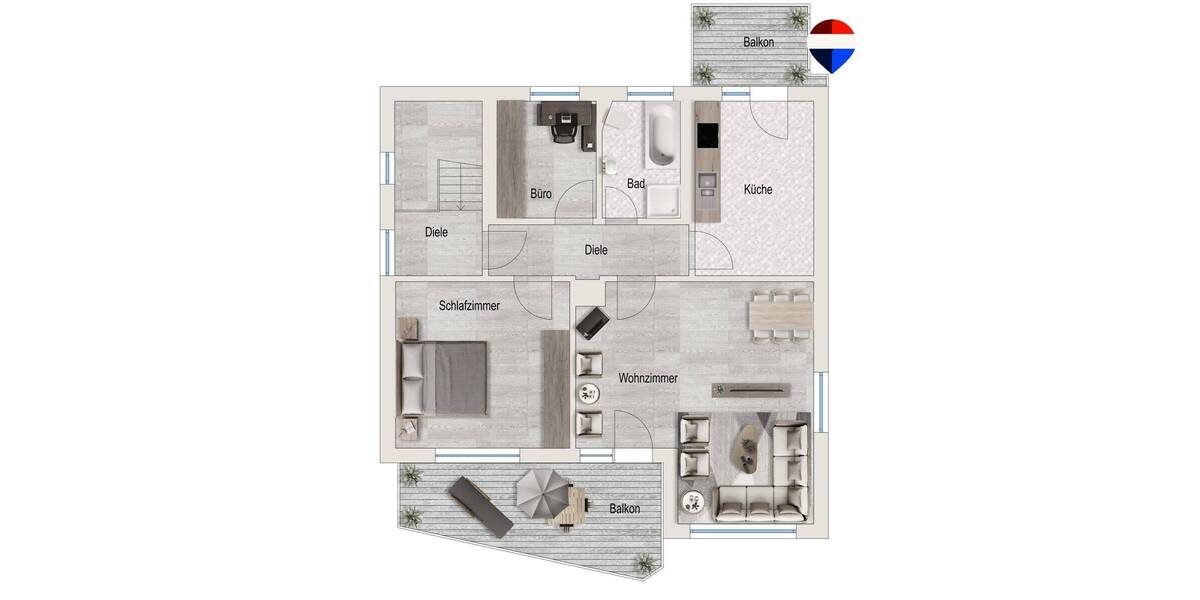 Mehrfamilienhaus, Wohnhaus Homburg Beeden - 6 Zimmer, 163 m&sup2;, 259.000&euro; | Angebot:26903072