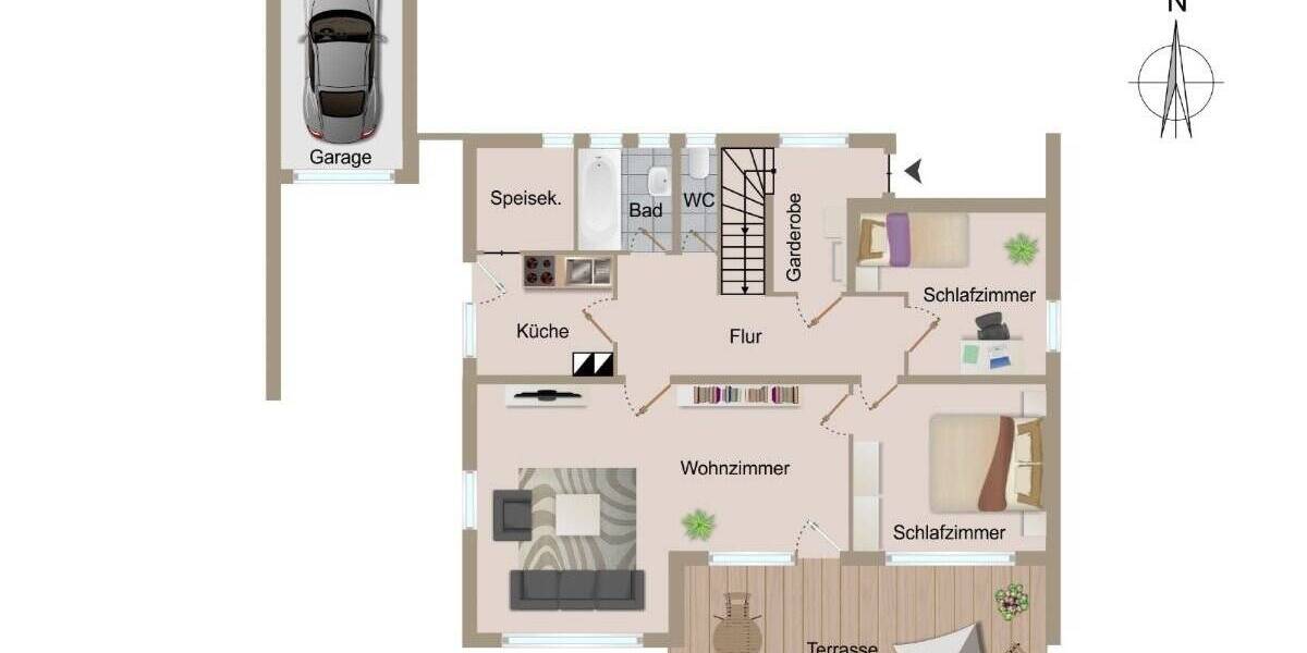 Mehrfamilienhaus, Wohnhaus Stephanskirchen Schloßberg - 7 Zimmer, 200 m&sup2;, 1.050.000&euro; | Angebot:25092086