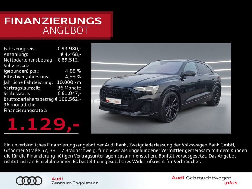 Audi Q8 20.800 km 93.980 € Ingolstadt 85057