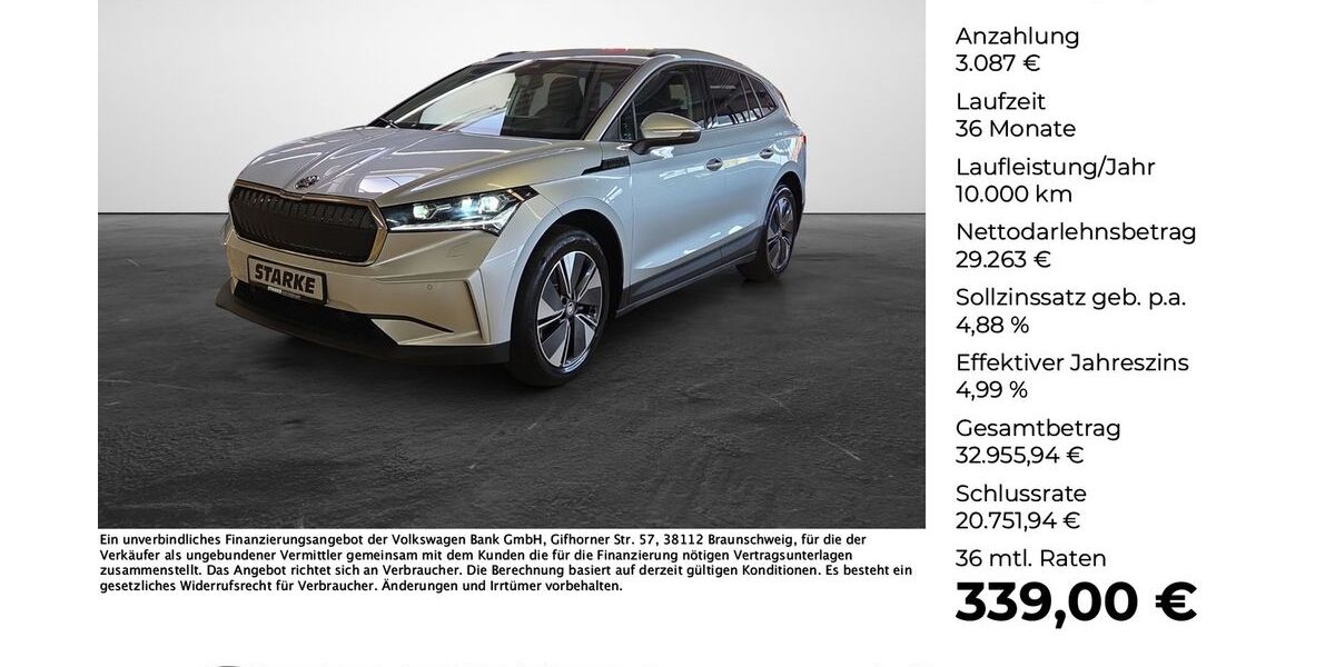 Skoda Enyaq 14.988 km 33.980 &euro; Ibbenbüren 49477