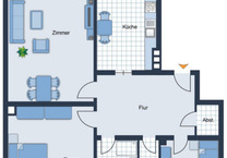 Offenbach Lindenfeld 3ZKB + Balkon + Keller + TGstellplatz
