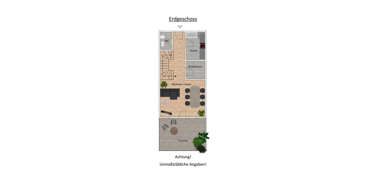 Reihenmittelhaus Nienhagen - 4 Zimmer, 110 m&sup2;, 299.000&euro; | Angebot:26202178