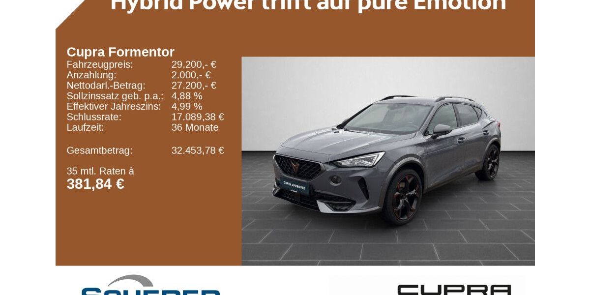 Cupra Formentor 26.933 km 29.200 &euro; Kirkel 66459