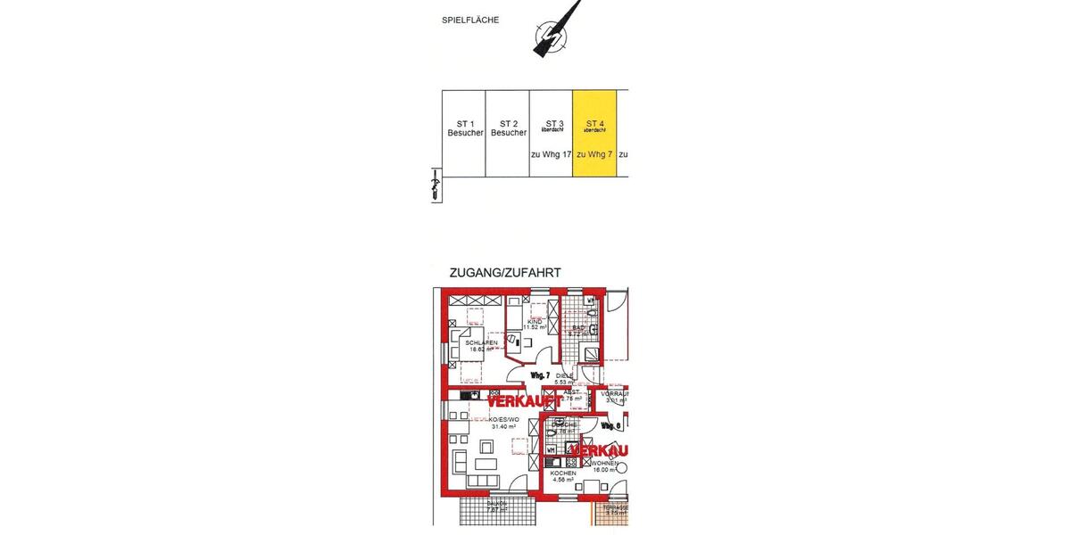 Erdgeschoßwohnung Passau Auerbach - 3 Zimmer, 80 m&sup2;, 1.280&euro; | Angebot:26396633