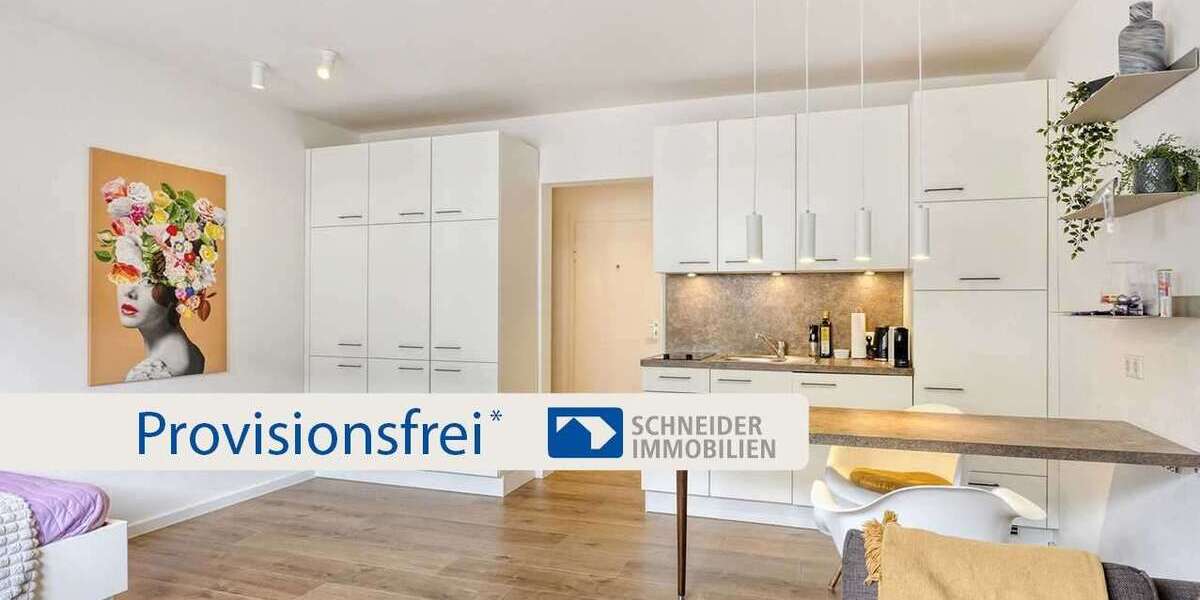 Etagenwohnung Düsseldorf Pempelfort - 1 Zimmer, 29 m&sup2;, 183.700&euro; | Angebot:26289395