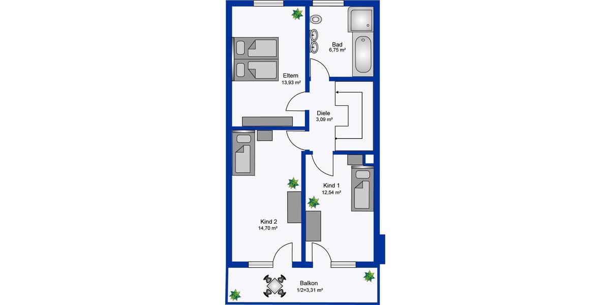 Reihenhaus Geretsried - 5 Zimmer, 159 m&sup2;, 2.250&euro; | Angebot:25256425