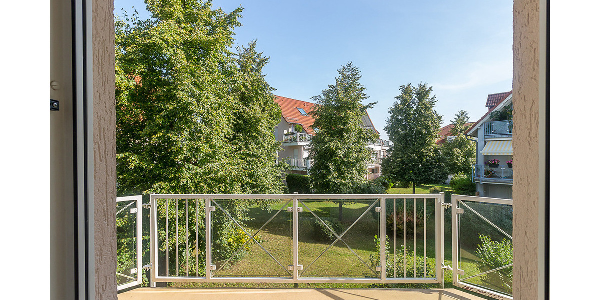 AB 01.07.2026 + MARKKLEEBERG + 2 ZIMMER + ERDGESCHOSS + BALKON - Erdgeschoßwohnung Markkleeberg Großstädteln | Angebot:26442095