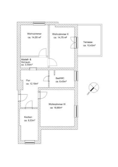 Wohnen auf Zeit Dresden Cotta - 19 Zimmer, 88 m&sup2;, 472&euro; | Angebot:26367205
