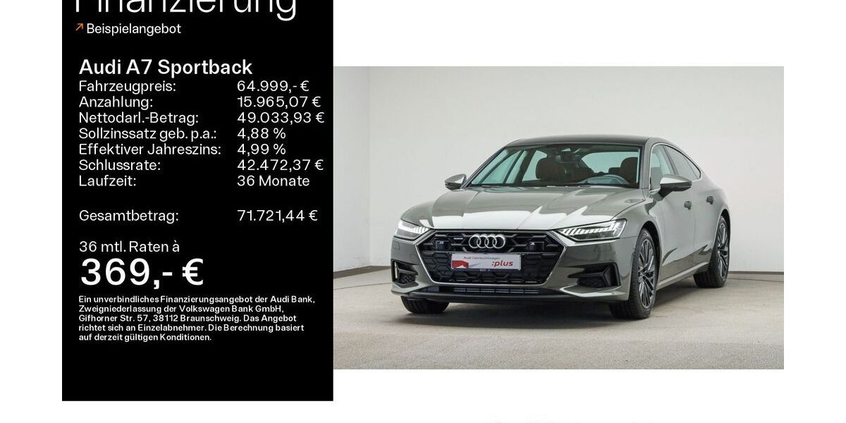 Audi A7 11.100 km 64.999 &euro; Mühlheim 63165