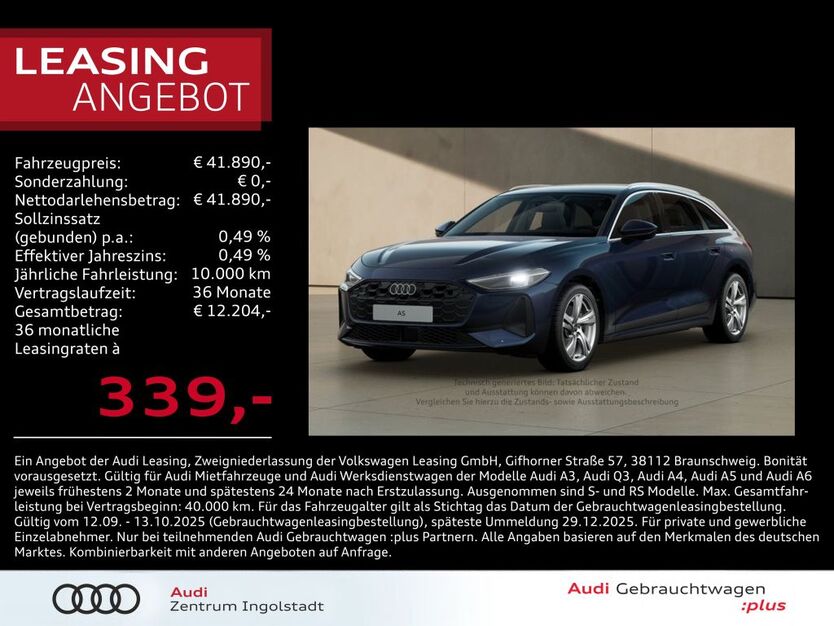 Audi A5 8.369 km 41.890 € Ingolstadt 85057