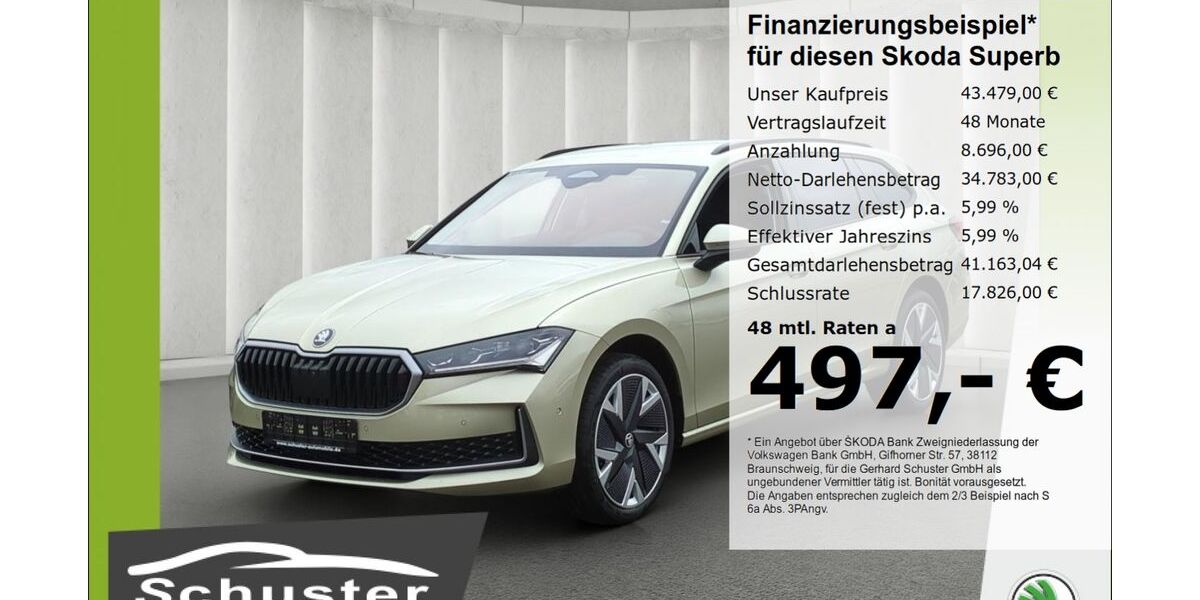 Skoda Superb 6.047 km 42.479 &euro; Ruhstorf 94099