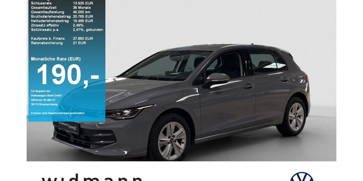 VW Golf 8.067 km 26.990 &euro; Schwäbisch Gmünd 73527
