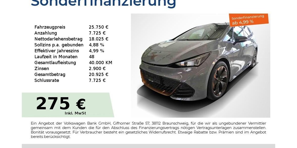Cupra Born 19.750 km 25.750 &euro; Nürnberg 90441
