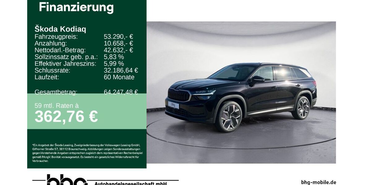 Skoda Kodiaq 7.500 km 51.990 &euro; Reutlingen 72770