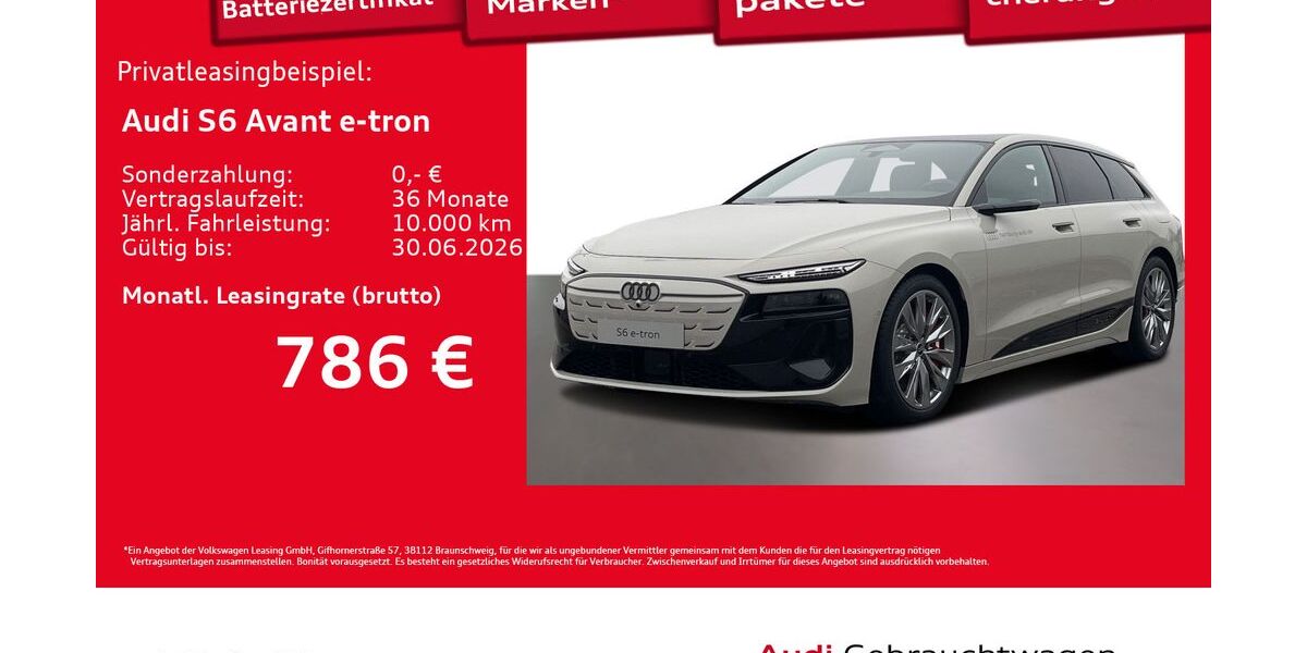 Audi S6 e-tron 4.996 km 94.996 &euro; Hamburg 22529